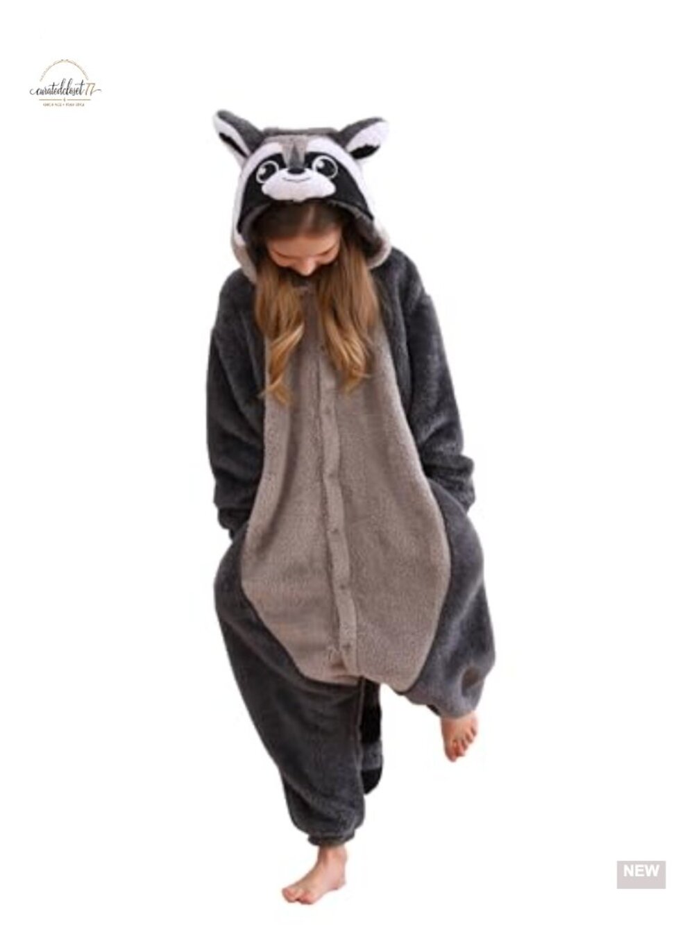 Kids Animal Onesie Hooded Flannel One Piece Pajama Cosplay Costume